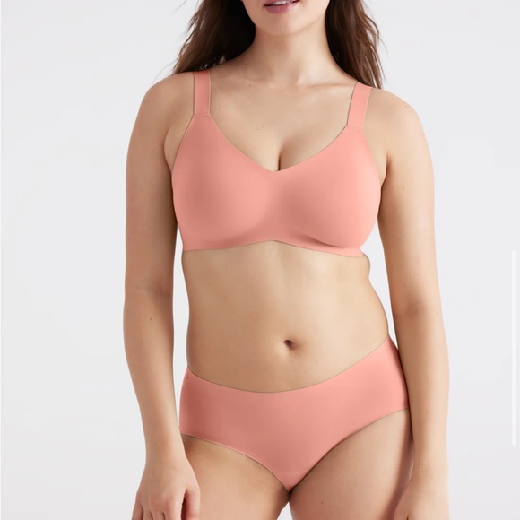 Knix Padded V-Neck Evolution Bra Wide Straps Size 7+ (Fits 38E, 38F, 36F) - Picture 3 of 7